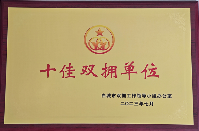 国家税务总局吉林省税务局 图片新闻 市局：荣获白城市“十佳双拥单位”和“最美退役军人”